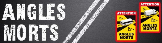 Les autocollants angles morts
